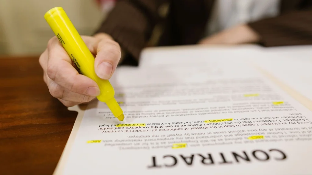 contract drafting lawyer
